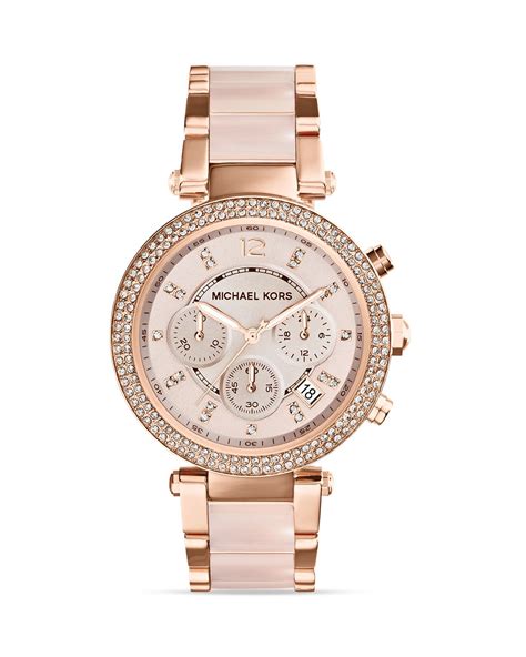 damenuhr michael kors pink|michael kors rose gold watches.